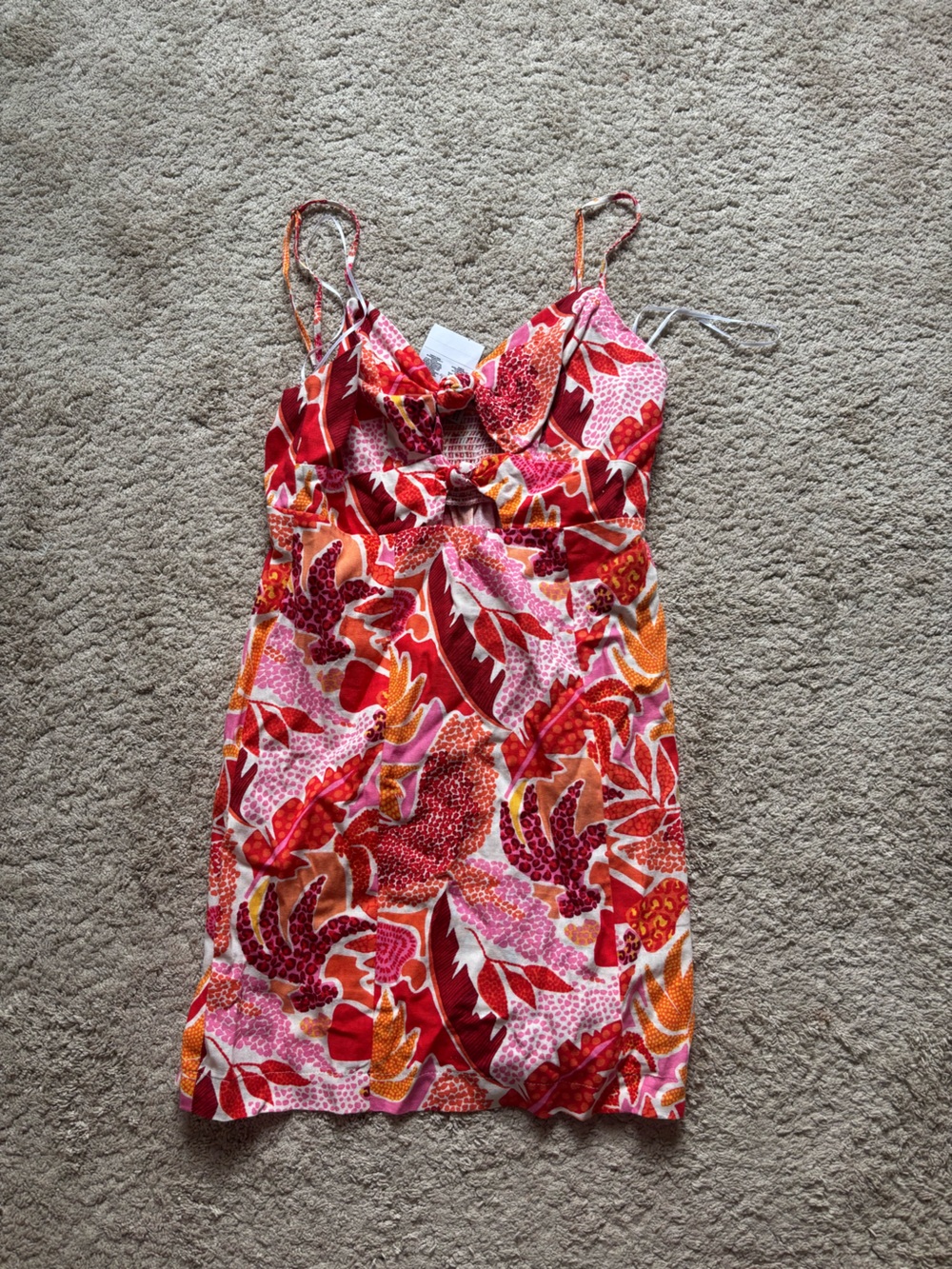 Women’s Floral Red & Pink Summer Slip Dress
